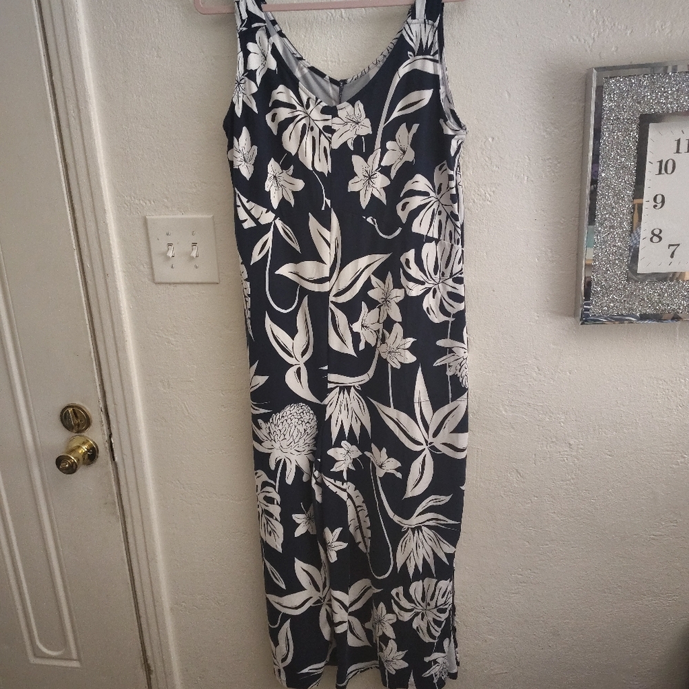Cuddle duds Large dress PERFECT VACATION FLORAL WHIMSICAL COTTAGE CORE EASY FUN